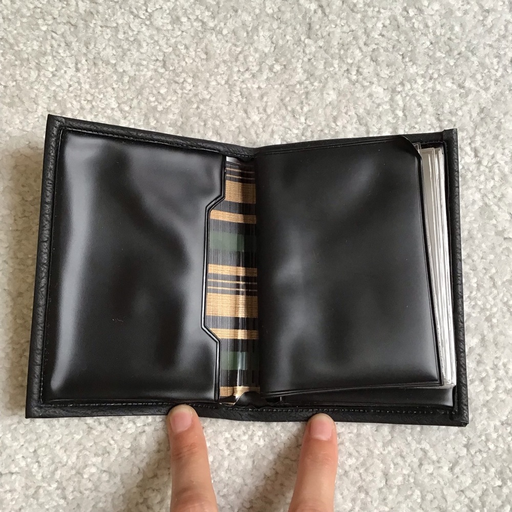 Vintage Black Leather Wallet